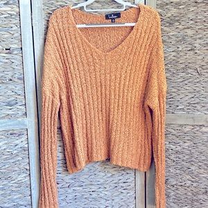 Lulu’s orange sweater size small